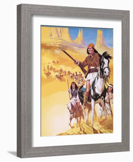 The Making of America: Apache Country!-Mcbride-Framed Giclee Print