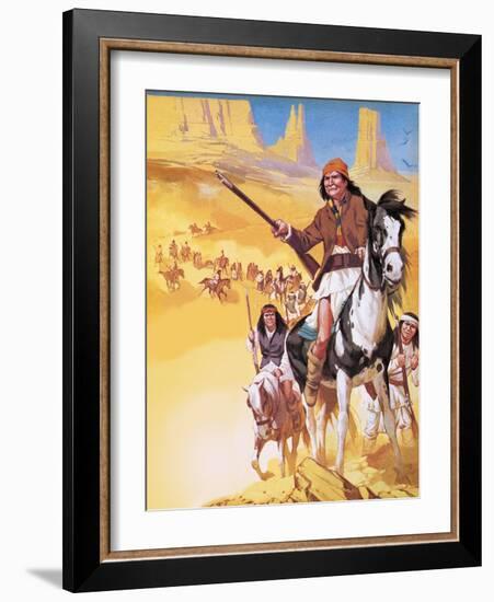The Making of America: Apache Country!-Mcbride-Framed Giclee Print