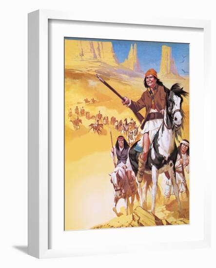 The Making of America: Apache Country!-Mcbride-Framed Giclee Print