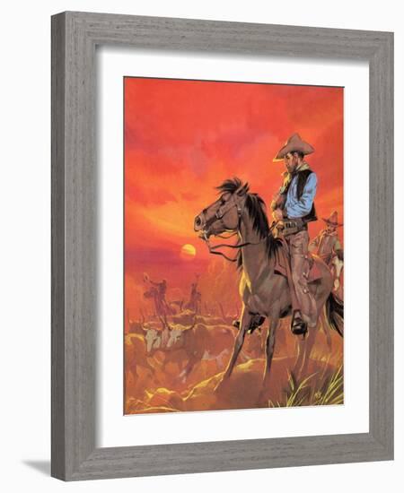 The Making of America: Here Is the Big Country-Mcbride-Framed Giclee Print