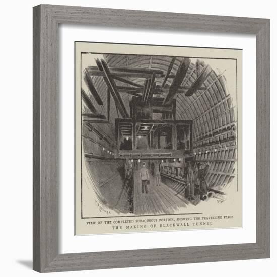 The Making of Blackwell Tunnel-null-Framed Giclee Print