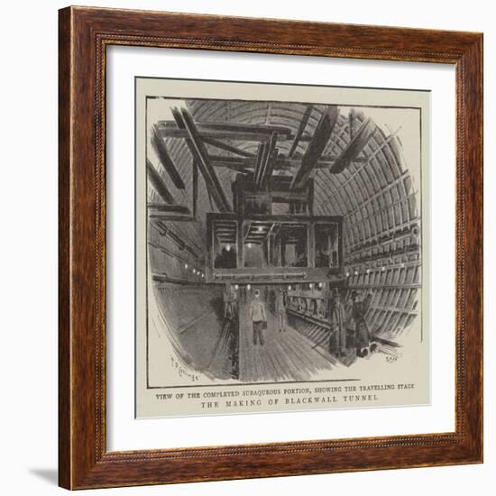 The Making of Blackwell Tunnel-null-Framed Giclee Print