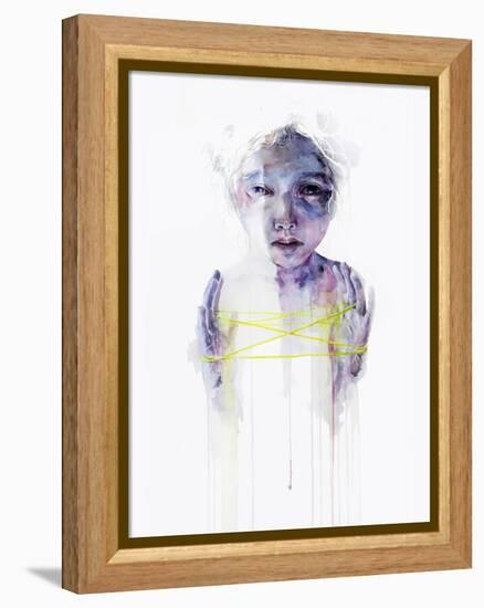 The Making of Structures-Agnes Cecile-Framed Stretched Canvas