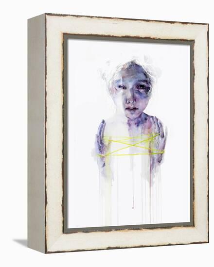 The Making of Structures-Agnes Cecile-Framed Stretched Canvas