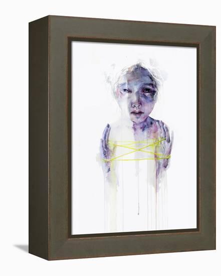 The Making of Structures-Agnes Cecile-Framed Stretched Canvas