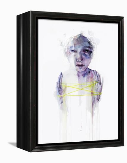 The Making of Structures-Agnes Cecile-Framed Stretched Canvas