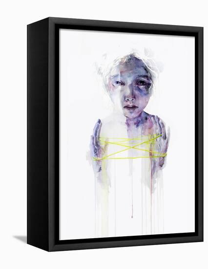 The Making of Structures-Agnes Cecile-Framed Stretched Canvas