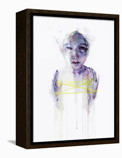 The Making of Structures-Agnes Cecile-Framed Stretched Canvas
