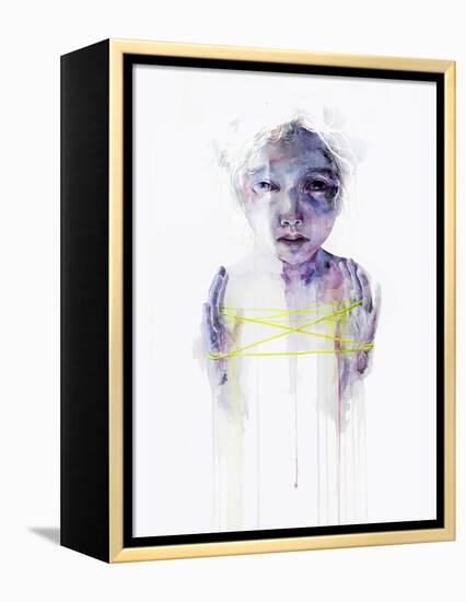 The Making of Structures-Agnes Cecile-Framed Stretched Canvas