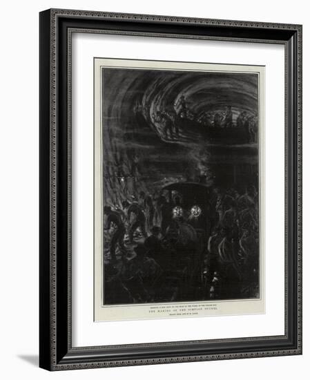 The Making of the Simplon Tunnel-Henri Lanos-Framed Giclee Print