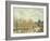 The Malaquais Quay in the Morning, Sunny Weather, 1903-Camille Pissarro-Framed Giclee Print