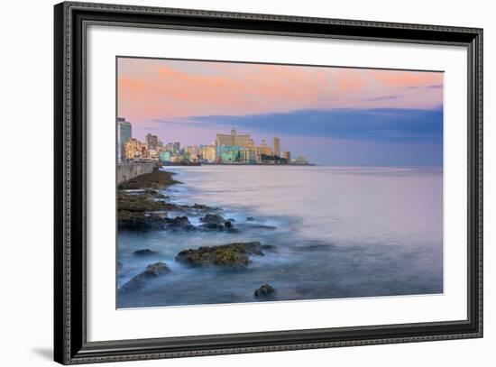 The Malecon, Havana, Cuba, West Indies, Caribbean, Central America-Alan Copson-Framed Photographic Print