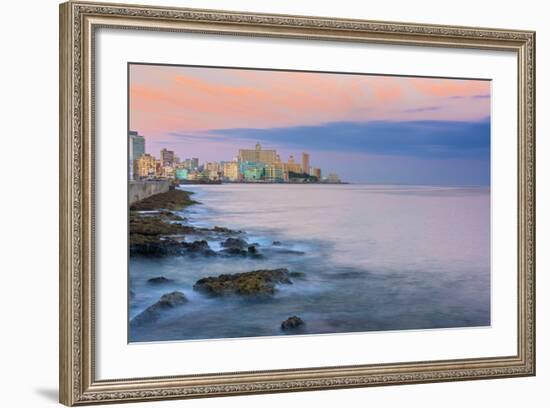 The Malecon, Havana, Cuba, West Indies, Caribbean, Central America-Alan Copson-Framed Photographic Print