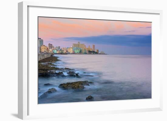 The Malecon, Havana, Cuba, West Indies, Caribbean, Central America-Alan Copson-Framed Photographic Print