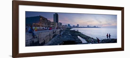 The Malecon, Havana, Cuba, West Indies, Central America-Ben Pipe-Framed Photographic Print