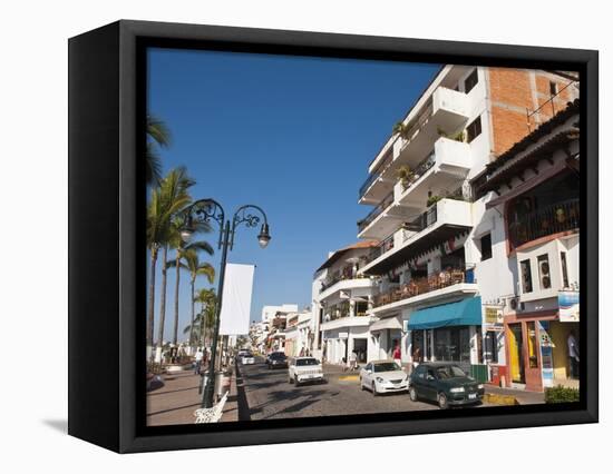 The Malecon, Puerto Vallarta, Jalisco, Mexico, North America-Michael DeFreitas-Framed Premier Image Canvas