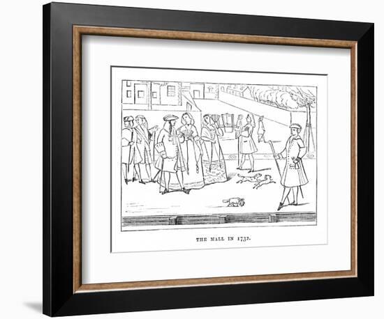 'The Mall in 1732', c1870-Unknown-Framed Giclee Print