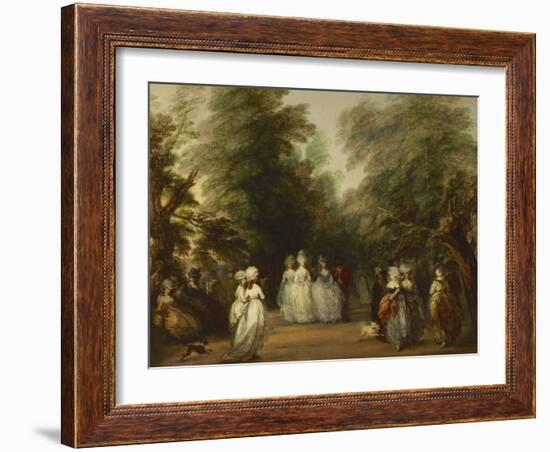 The Mall in St. James's Park, Ca. 1783-Thomas Gainsborough-Framed Giclee Print