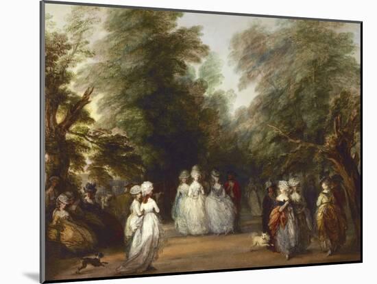 The Mall in St. James's Park-Thomas Gainsborough-Mounted Giclee Print