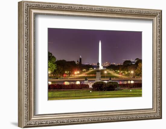 The Mall Monument Us Grant Memorial Evening Stars Washington Dc-BILLPERRY-Framed Photographic Print
