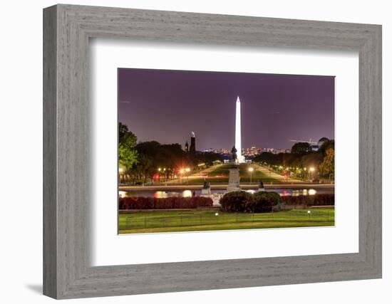 The Mall Monument Us Grant Memorial Evening Stars Washington Dc-BILLPERRY-Framed Photographic Print