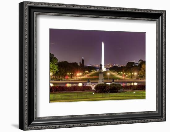 The Mall Monument Us Grant Memorial Evening Stars Washington Dc-BILLPERRY-Framed Photographic Print