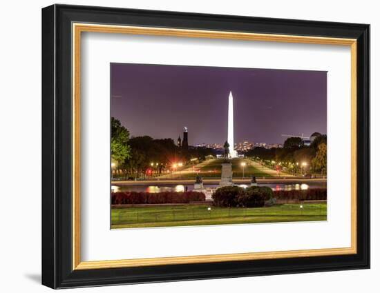 The Mall Monument Us Grant Memorial Evening Stars Washington Dc-BILLPERRY-Framed Photographic Print