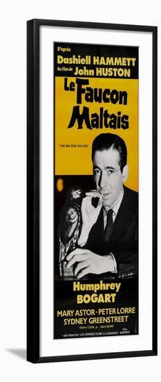 The Maltese Falcon, French Movie Poster, 1941-null-Framed Art Print