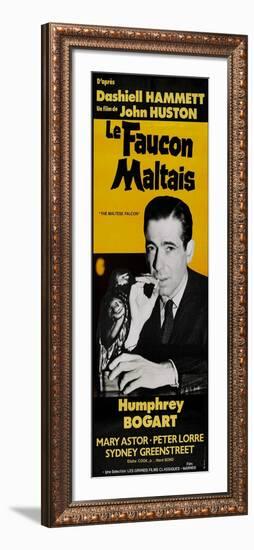 The Maltese Falcon, French Movie Poster, 1941-null-Framed Art Print