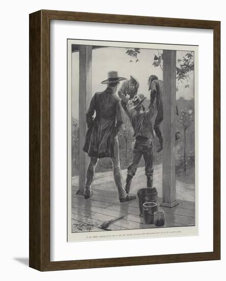 The Man and the Mountain-Richard Caton Woodville II-Framed Giclee Print