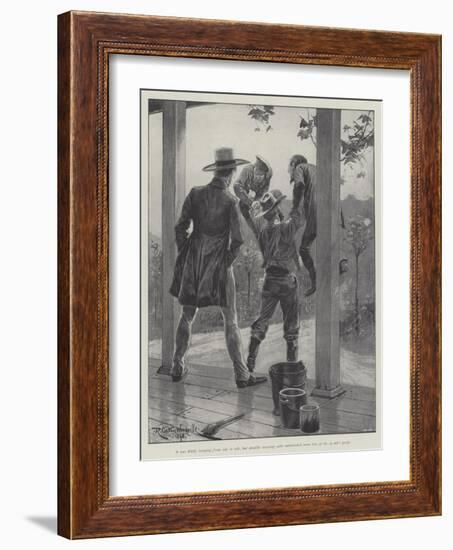 The Man and the Mountain-Richard Caton Woodville II-Framed Giclee Print