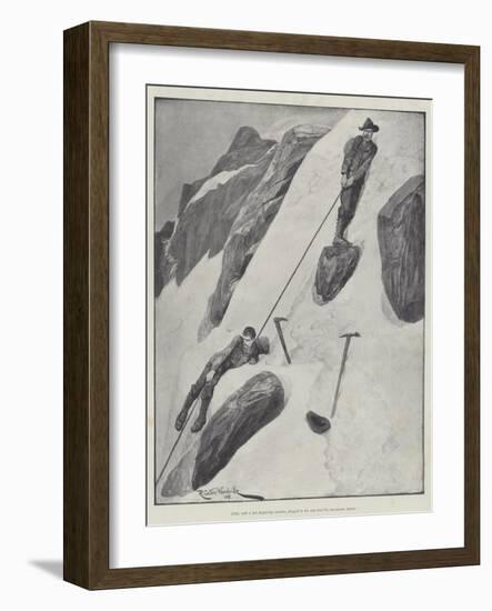 The Man and the Mountain-Richard Caton Woodville II-Framed Giclee Print