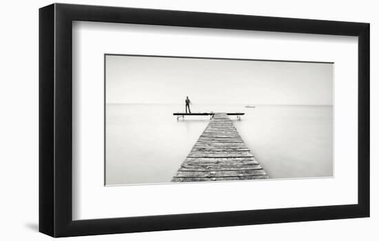 The Man and the Sea, Study 1-Marcin Stawiarz-Framed Art Print