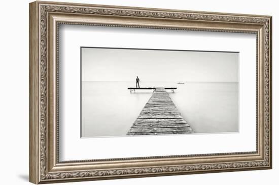 The Man and the Sea, Study 1-Marcin Stawiarz-Framed Art Print