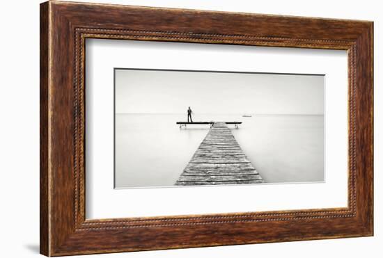 The Man and the Sea, Study 1-Marcin Stawiarz-Framed Art Print