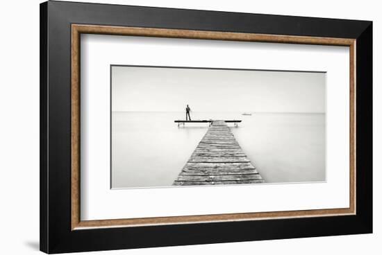 The Man and the Sea, Study 1-Marcin Stawiarz-Framed Art Print