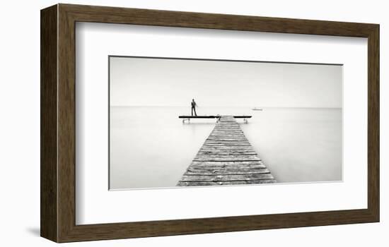 The Man and the Sea, Study 1-Marcin Stawiarz-Framed Art Print