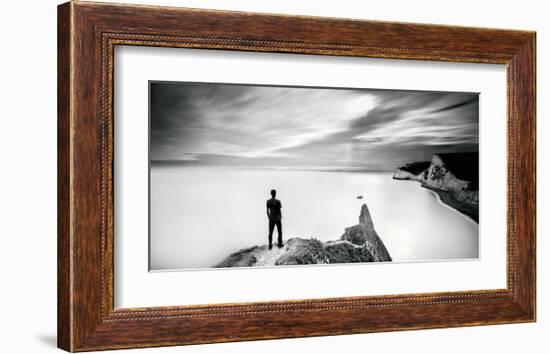 The Man and the Sea, Study 4-Marcin Stawiarz-Framed Art Print