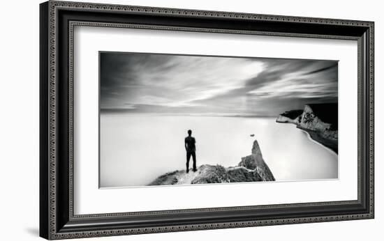 The Man and the Sea, Study 4-Marcin Stawiarz-Framed Art Print