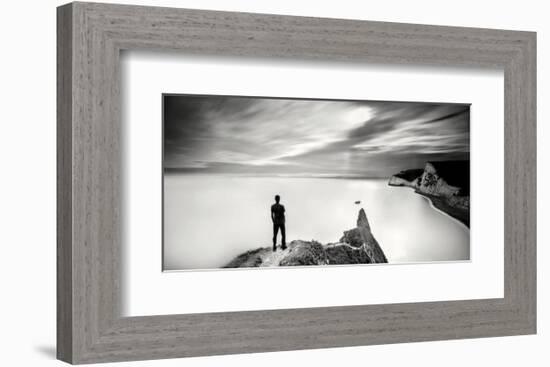 The Man and the Sea, Study 4-Marcin Stawiarz-Framed Art Print