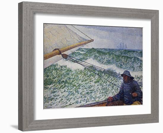 The Man at the Helm-Theo van Rysselberghe-Framed Giclee Print