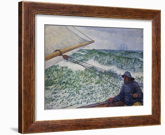 The Man at the Helm-Theo van Rysselberghe-Framed Giclee Print