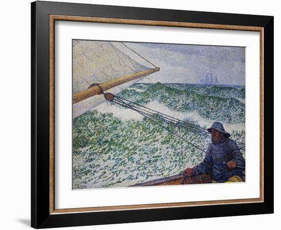 The Man at the Helm-Theo van Rysselberghe-Framed Giclee Print