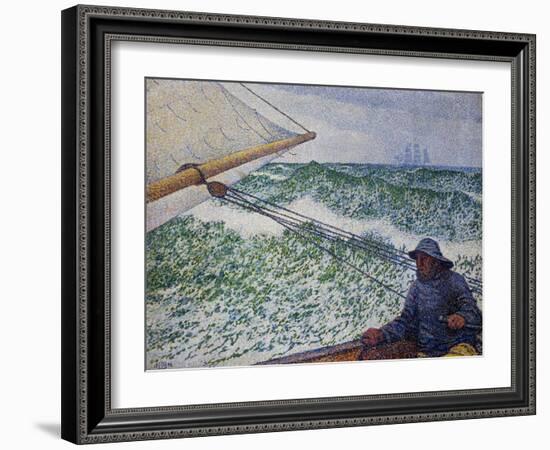 The Man at the Helm-Theo van Rysselberghe-Framed Giclee Print