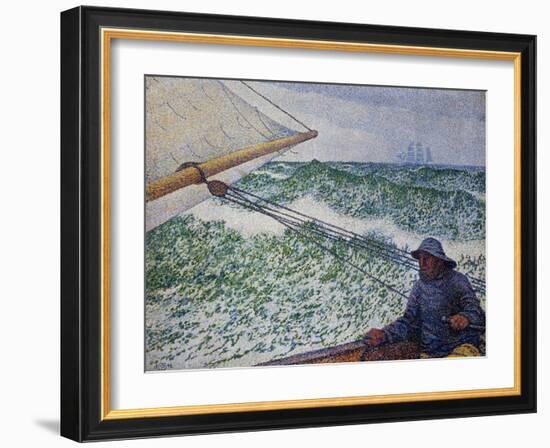 The Man at the Helm-Theo van Rysselberghe-Framed Giclee Print