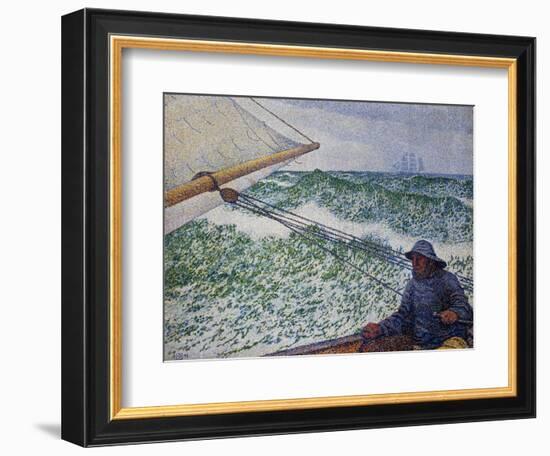 The Man at the Helm-Theo van Rysselberghe-Framed Giclee Print