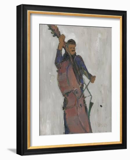 The Man Behind the Bass-Samuel Dixon-Framed Art Print