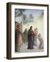 The Man Born Blind-Carl Bloch-Framed Giclee Print