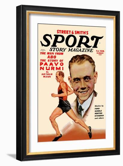 The Man from Abo; the Story of Paavo Nurmi-null-Framed Premium Giclee Print