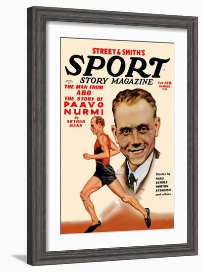 The Man from Abo; the Story of Paavo Nurmi-null-Framed Art Print